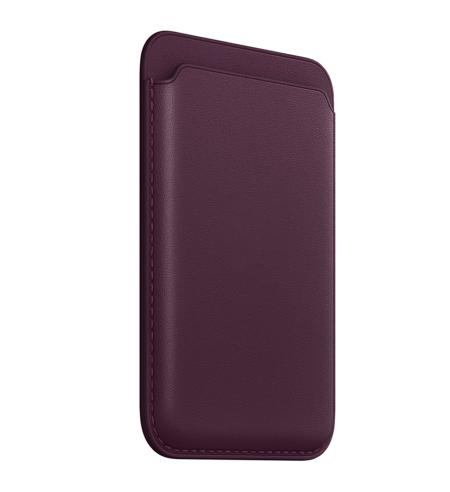 NUVO MagSafe Wallet for Apple iPhone maroon