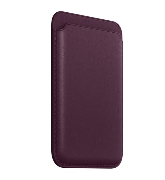 NUVO MagSafe Wallet for Apple iPhone maroon