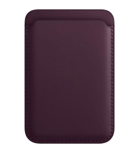 NUVO MagSafe Wallet for Apple iPhone maroon