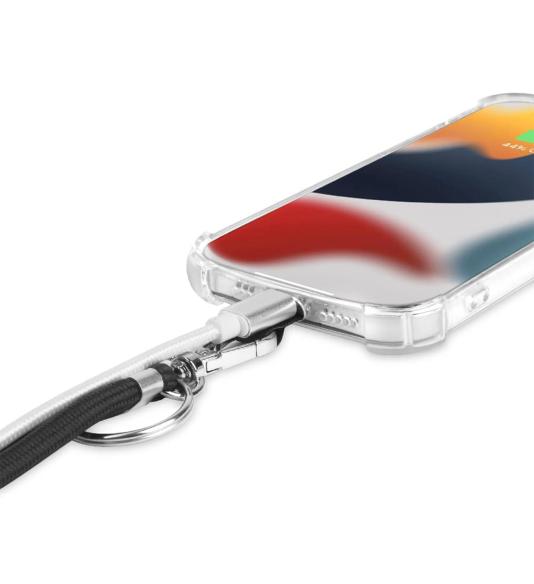 Univerzálna šnúrka na mobil čierna