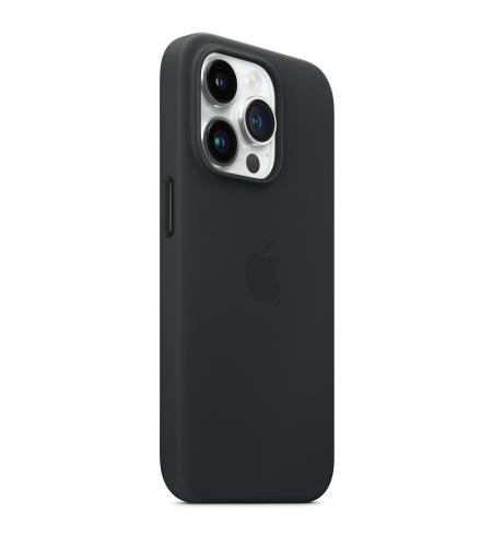 Leather Case with MagSafe for Apple iPhone 14 Pro midnight