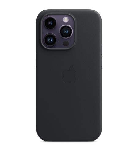 Leather Case with MagSafe for Apple iPhone 14 Pro midnight