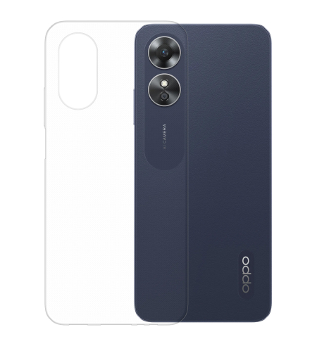 NUVO TPU Rubber Cover for Oppo A17 clear