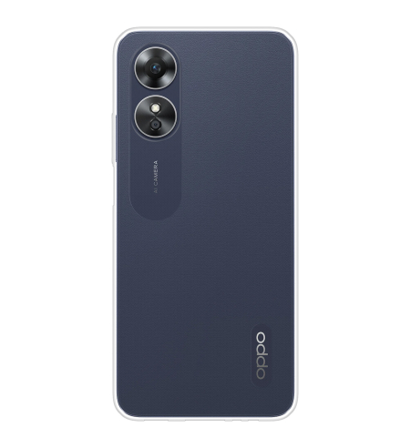 NUVO gumený obal na Oppo A17 priehľadný