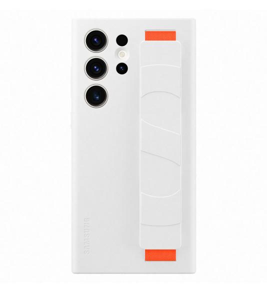 Samsung Silicone Grip Cover for Galaxy S23 Ultra white