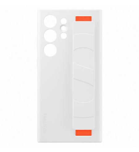 Samsung Silicone Grip Cover for Galaxy S23 Ultra white