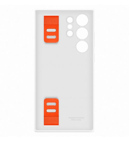 Samsung Silicone Grip Cover for Galaxy S23 Ultra white