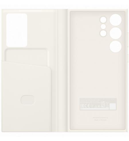 Samsung Clear View Cover for Galaxy S23 Ultra cream