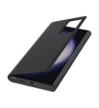 Samsung Clear View Cover for Galaxy S23 Ultra black 2
