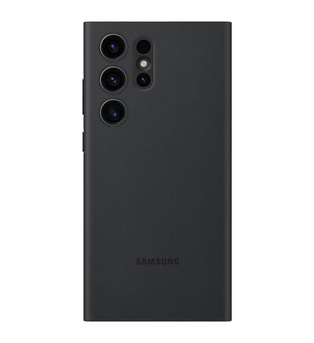Samsung Clear View Cover for Galaxy S23 Ultra black