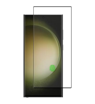 NUVO Tempered Glass Screen Protector for Samsung Galaxy S23 Ultra black 2