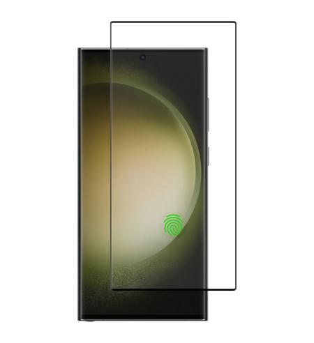 NUVO ochranné sklo na displej pre Samsung Galaxy S23 Ultra čierny rám