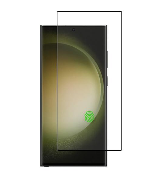 NUVO ochranné sklo na displej pre Samsung Galaxy S23 Ultra čierny rám