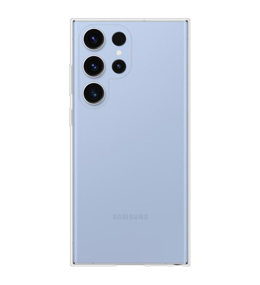 Gumený obal na Samsung Galaxy S23 Ultra priehľadný