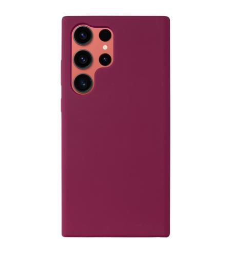 NUVO Silicone Case for Samsung Galaxy S23 Ultra maroon
