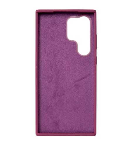 NUVO Silicone Case for Samsung Galaxy S23 Ultra maroon