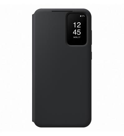 Samsung Clear View Cover puzdro na Galaxy S23+ čierne