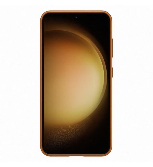 Samsung kožený kryt na Galaxy S23 hnedý