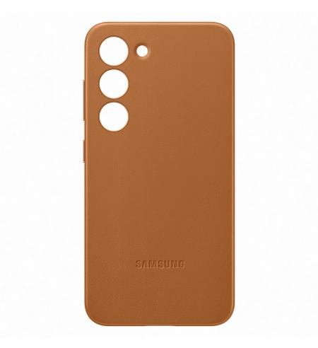 Samsung Leather Cover for Galaxy S23 brown