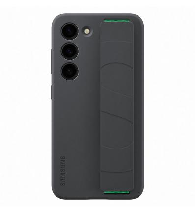 Samsung silikónový kryt s pútkom na Galaxy S23 čierny