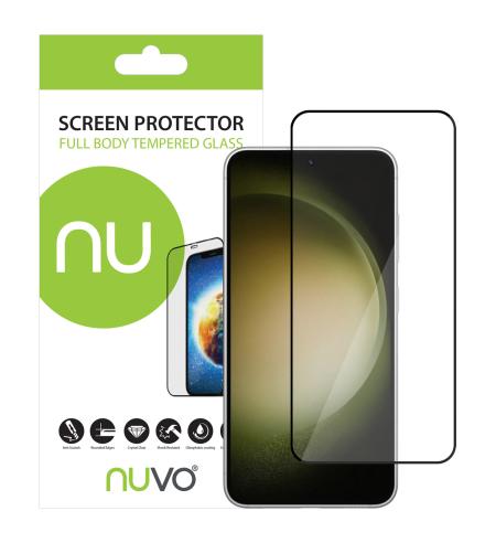 NUVO ochranné sklo na displej pre Samsung Galaxy S23 čierny rám