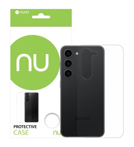 NUVO TPU Rubber Cover for Samsung Galaxy S23 clear