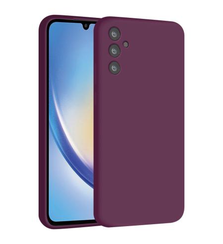 NUVO Silicone Case for Samsung Galaxy A34 5G maroon