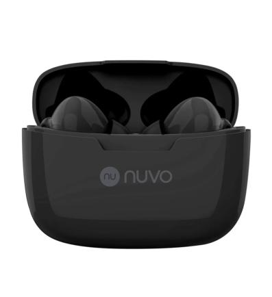 NUVO bezdrôtové stereo slúchadlá s nabíjacím puzdrom čierne