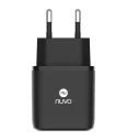 NUVO sieťová nabíjačka 30 W PD a QC s USB-A a USB-C