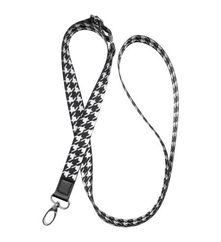 Phone Lanyard black pattern