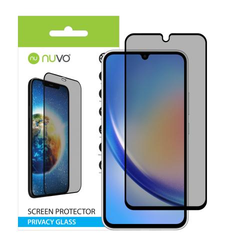 NUVO Privacy Glass Screen Protector for Samsung Galaxy A34 5G