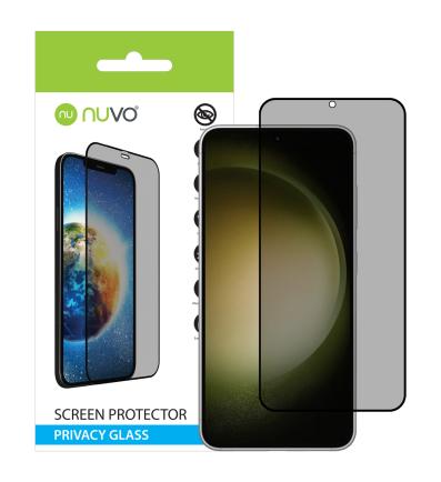 NUVO Privacy Glass Screen Protector for Samsung Galaxy S23 2