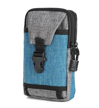 Sports Belt Case for Smartphone and Personal Items turquoise