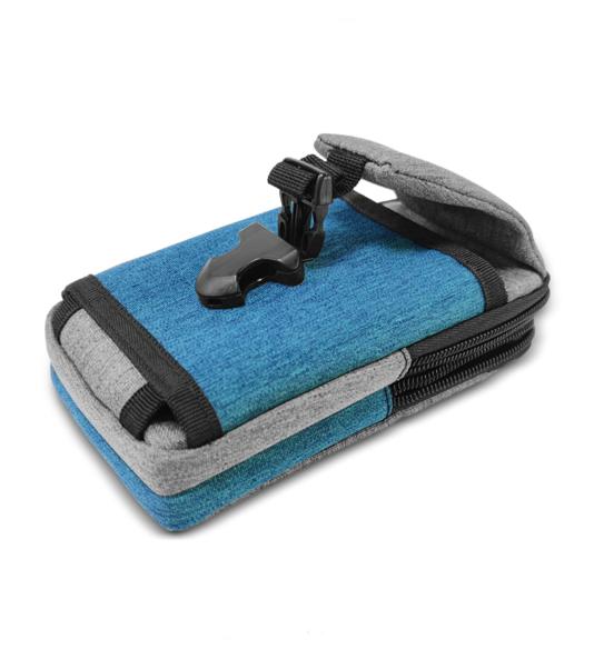 Sports Belt Case for Smartphone and Personal Items turquoise