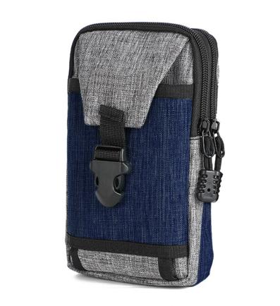 Sports Belt Case for Smartphone and Personal Items blue