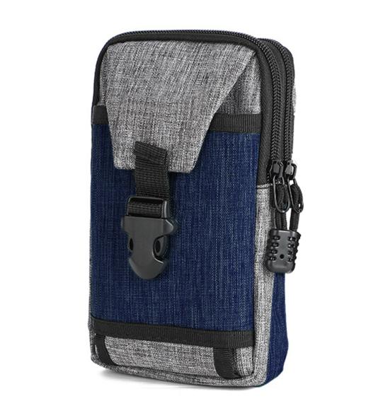 Sports Belt Case for Smartphone and Personal Items blue