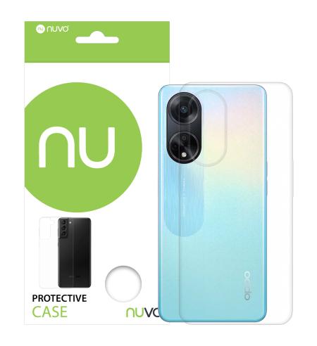 NUVO TPU Rubber Cover for Oppo A98 5G clear