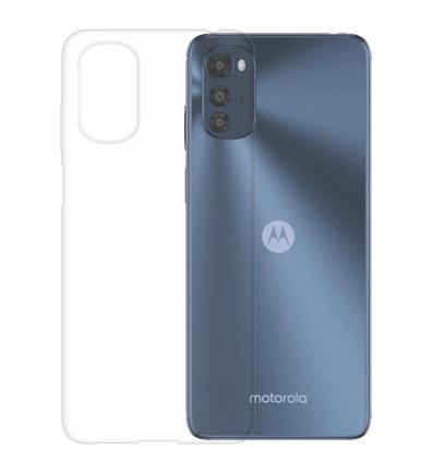NUVO TPU Rubber Cover for Motorola Moto E32s clear