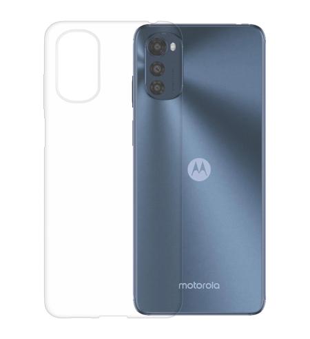 Gumený obal na Motorola Moto E32s priehľadný