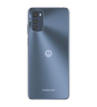 Gumený obal na Motorola Moto E32s priehľadný 2