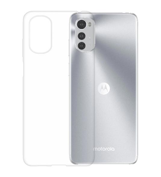 Gumený obal na Motorola Moto E32s priehľadný