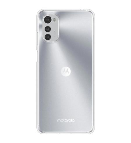 NUVO TPU Rubber Cover for Motorola Moto E32s clear