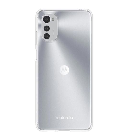 Gumený obal na Motorola Moto E32s priehľadný