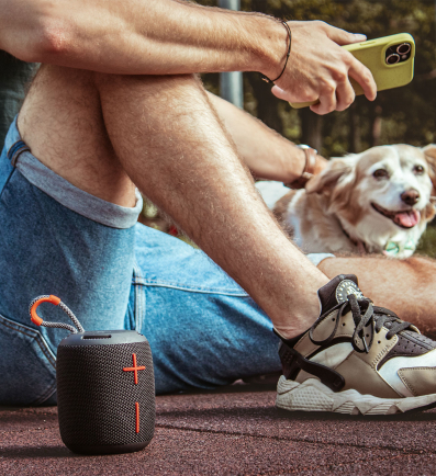 NUVO BOOM odolný bluetooth reproduktor čierny 2
